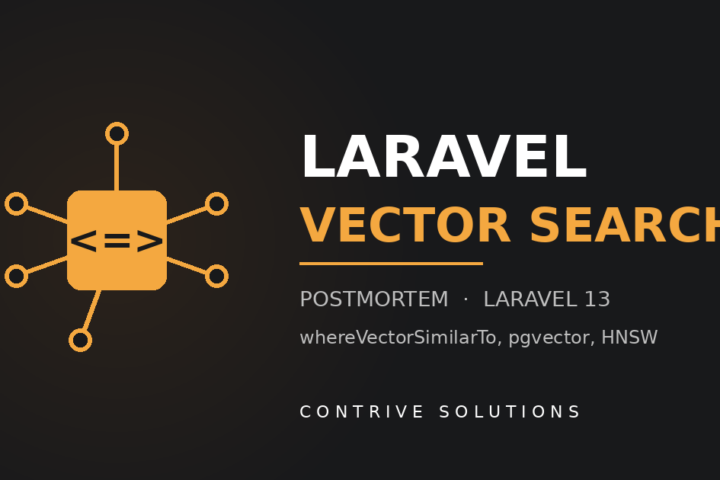 Laravel 13 vector search with whereVectorSimilarTo and pgvector